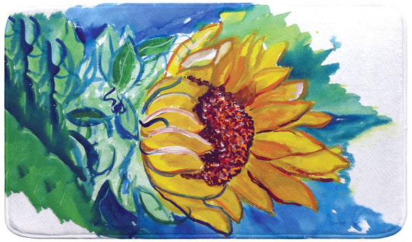 Windy SunFlower Bath Mat