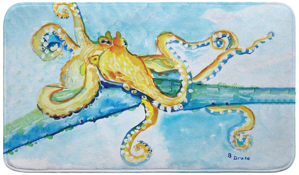 Gold Octopus Bath Mat