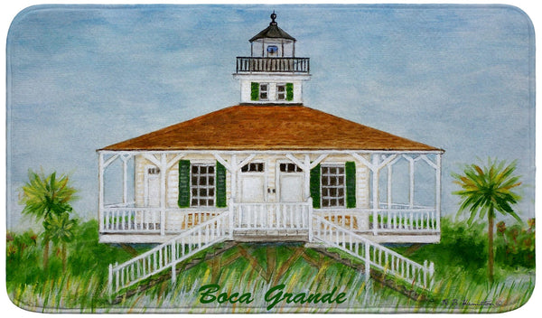 Boca Grande, FL Lighthouse Bath Mat