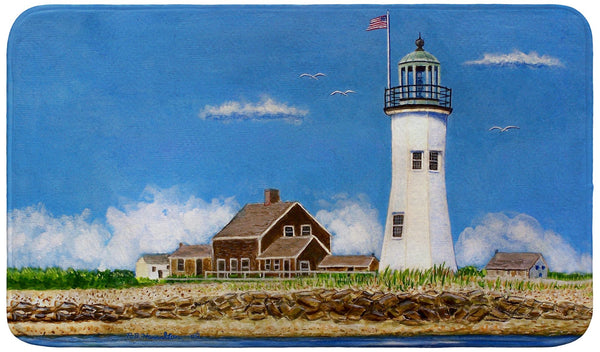 Scituate MA Lighthouse Bath Mat