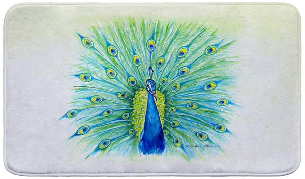 Peacock Bath Mat