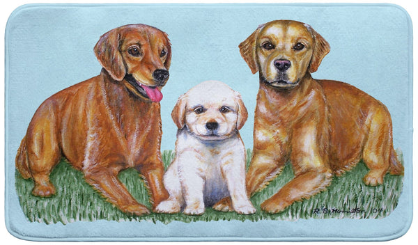 Golden Retrievers Bath Mat