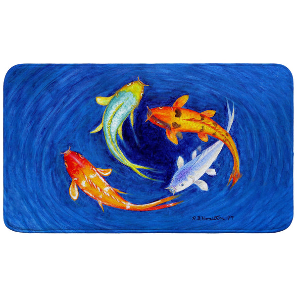 Swirling Koi Bath Mat