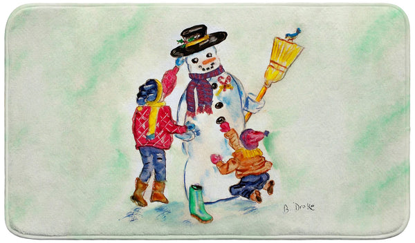Snowman Bath Mat