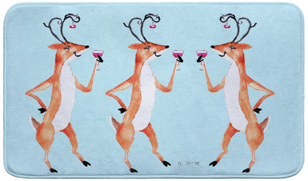 Deer Party Bath Mat