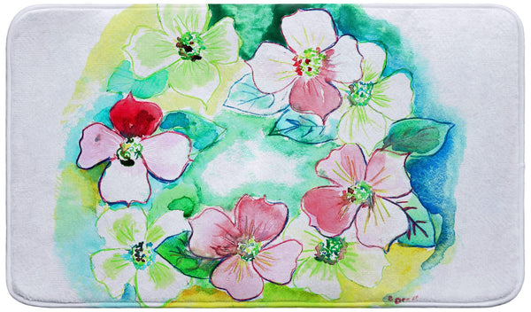 Flower Wreath Bath Mat