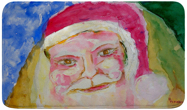 Santa Face Bath Mat