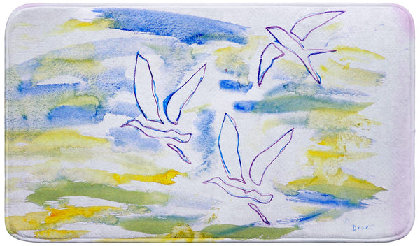 Three Gulls Bath Mat