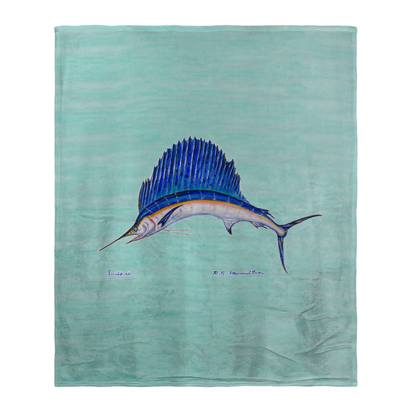 Sailfish Silk-Touch Throw