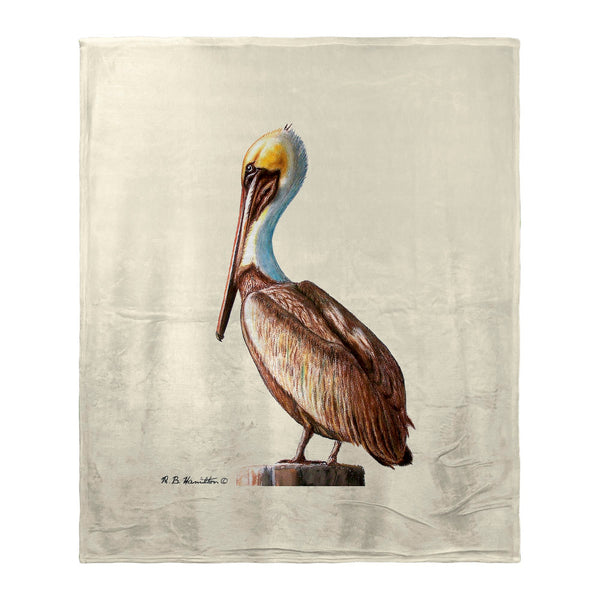 Pelican Left Silk-Touch Throw