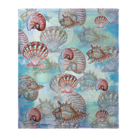 Assorted Shells Silk-Touch Throw