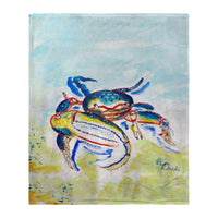 Colorful Fiddler Crab Silk-Touch Throw