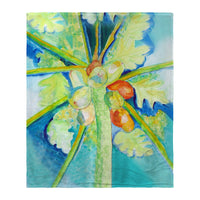 Papaya Tree Silk-Touch Throw