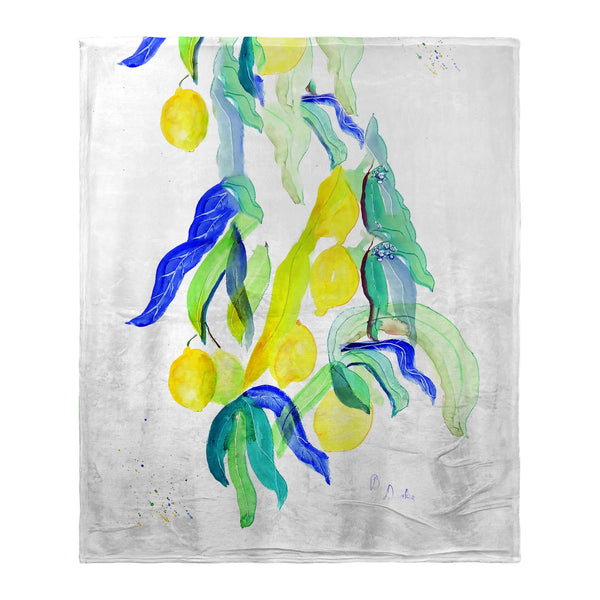 Lemon Tree Silk-Touch Throw