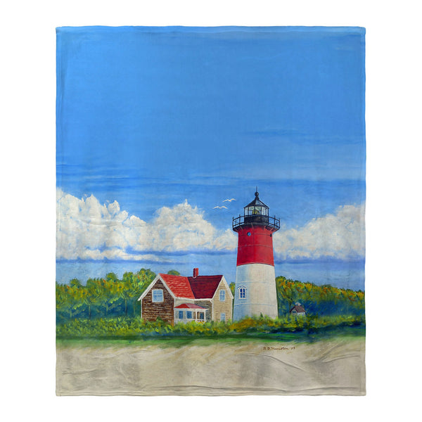 Nauset Lighthouse, MA Silk-Touch Throw