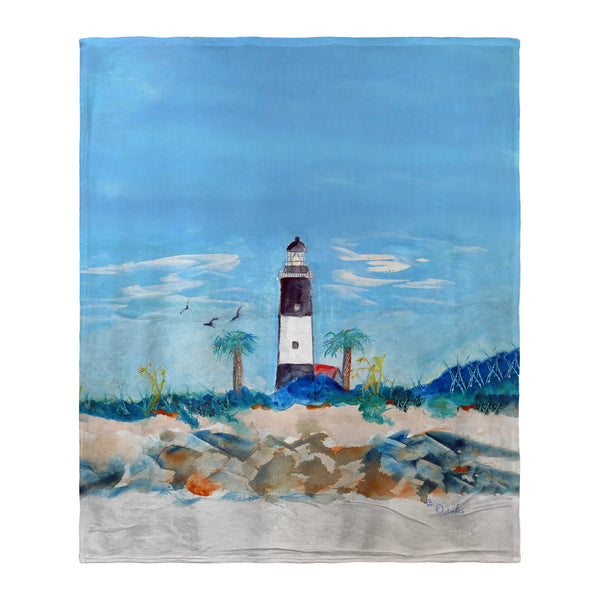 Tybee Lighthouse, GA Silk-Touch Throw