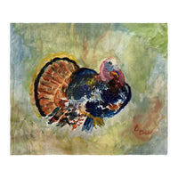 Colorful Turkey Silk-Touch Throw