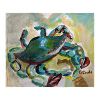 Colorful Crab Silk-Touch Throw