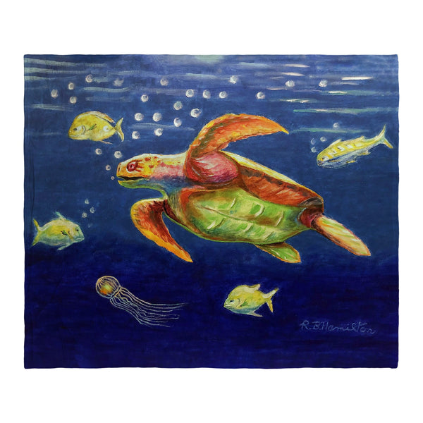 Dick's Sea Turtle Silk-Touch Throw