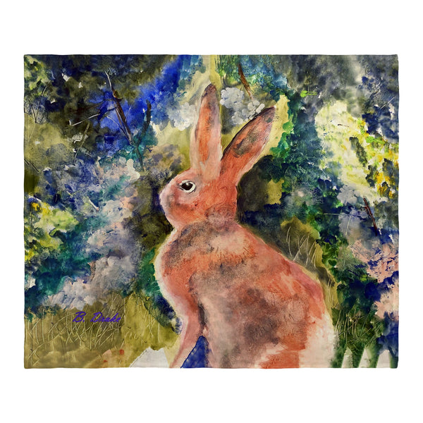 Cotton Tail Rabbit Silk-Touch Throw