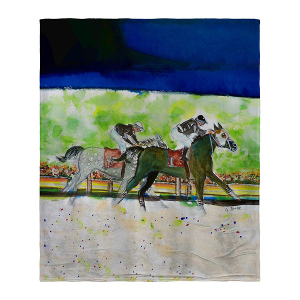 Close Race Silk-Touch Throw