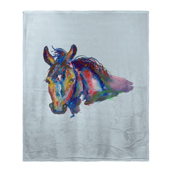 Nellie Horse Silk-Touch Throw