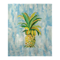 Pineapple Silk-Touch Throw