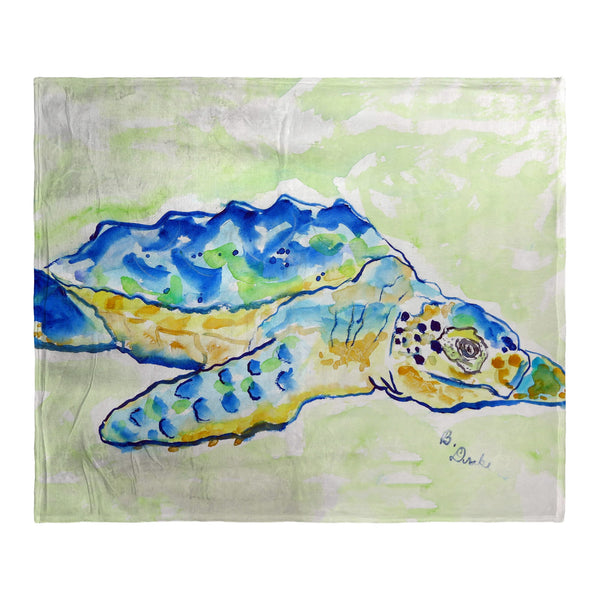 Loggerhead Turtle Silk-Touch Throw