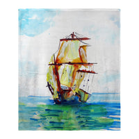 Tall Ship Silk-Touch Throw