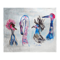 Loony Birds Silk-Touch Throw