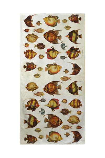 Multi Fish Antique Beach Towel
