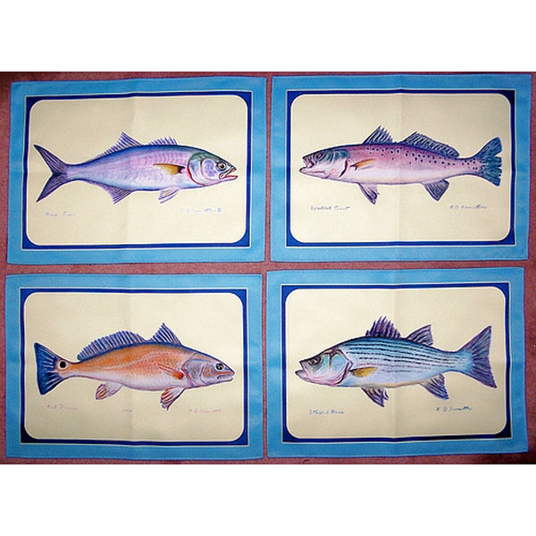 Multi Fish Beach Towel