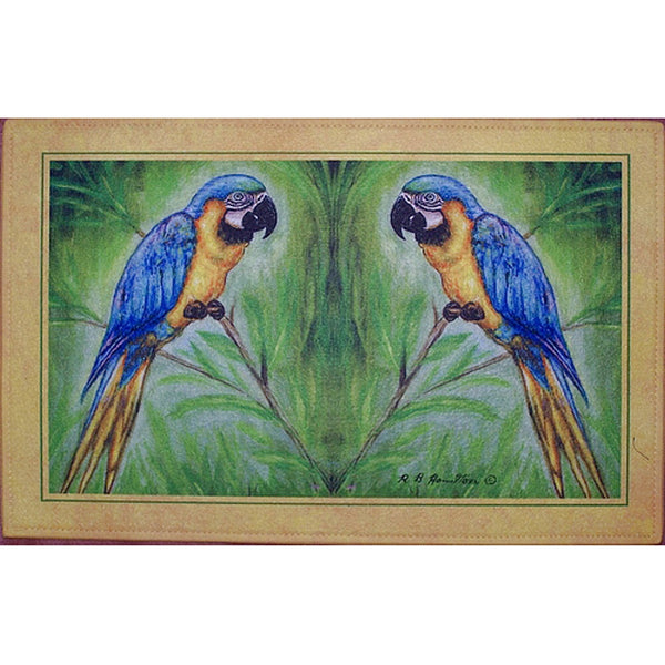 Blue Macaw Beach Towel