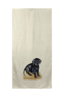 Black Lab Beach Towel