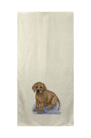 Yellow Lab Beach Towel