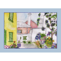 Yellow House Beach Towel