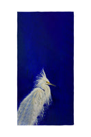 Egret Bad Hair Day Beach Towel