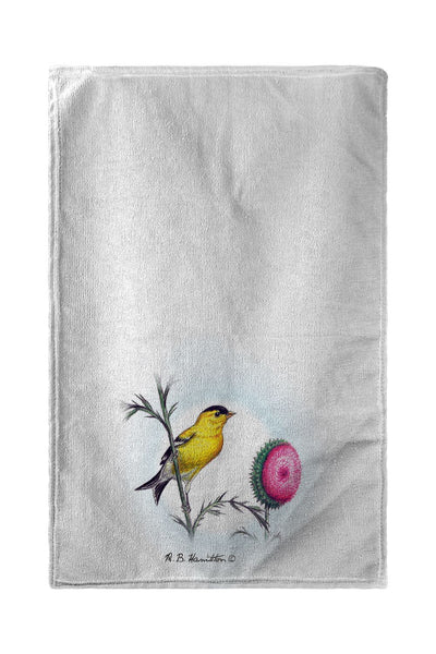 Betsy's Goldfinch Beach Towel