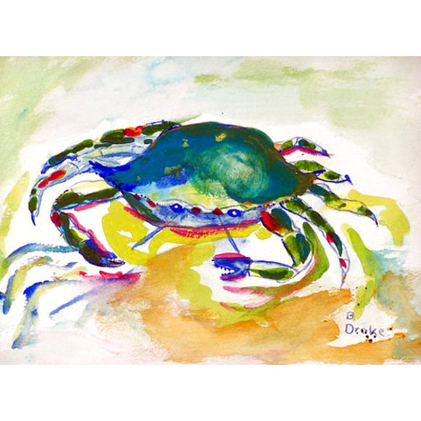Green Crab Beach Towel