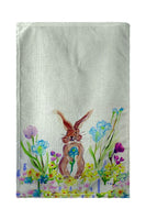 Garden Bunny Beach Towel