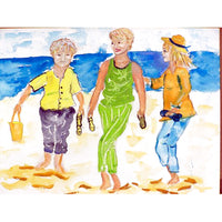 Grandma at the Beach Beach Towel