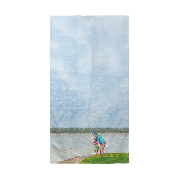 Learning to Fish Beach Towel