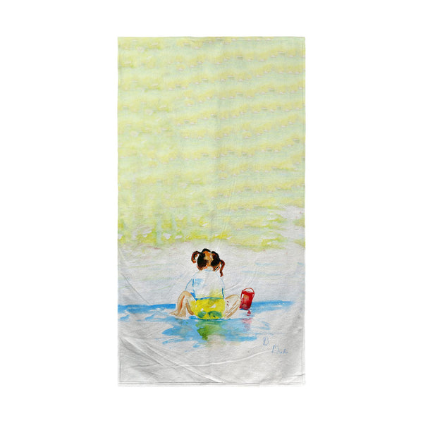 Pigtails Playing Beach Towel
