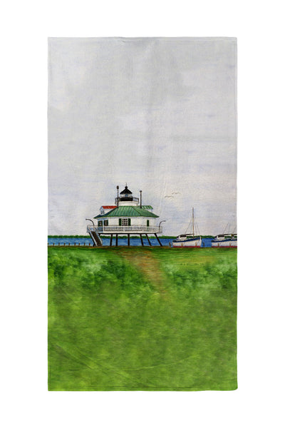 Hooper Strait Lighthouse Beach Towel