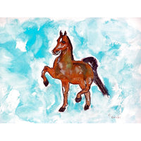Dancing Horse Beach Towel