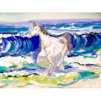 Horse & Surf Beach Towel