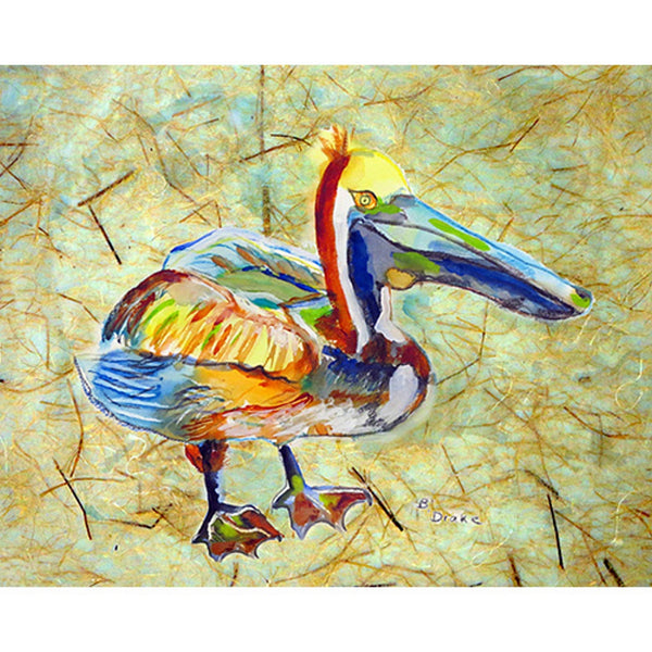 Heathcliff Pelican on Rice Beach Towel