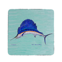 Sailfish - Teal Coaster Set of 4