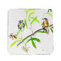 Birds & Bees I Coaster Set of 4