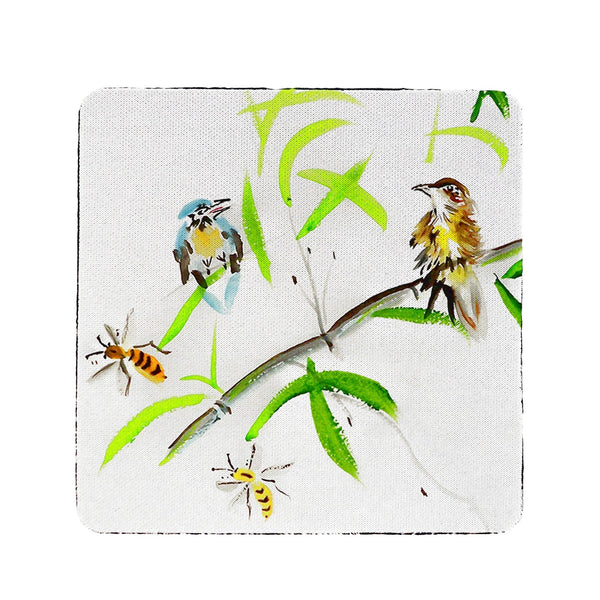 Birds & Bees I Coaster Set of 4